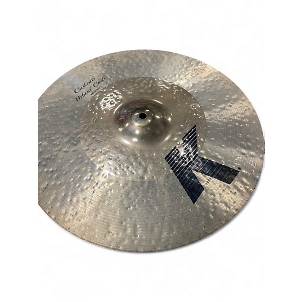 Used Zildjian 17in K Custom Hybrid Crash Cymbal