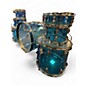 Used Ludwig 7 Piece Vistalite Blue Drum Kit