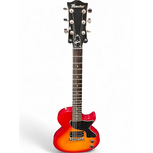 Used Maestro By Gibson  Les Paul Junior Cherry Sunburst Solid Body Electric Guitar