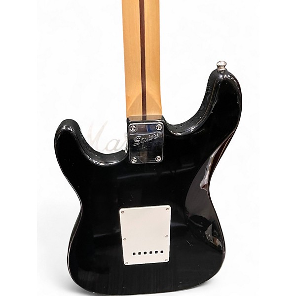 Used Squier Affinity Stratocaster Black Solid Body Electric Guitar