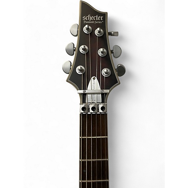 Used Schecter Guitar Research C1 Platinum FR RED Solid Body Electric Guitar