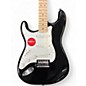 Used Squier STRATOCASTER LH BLACK Solid Body Electric Guitar