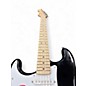 Used Squier STRATOCASTER LH BLACK Solid Body Electric Guitar