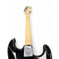 Used Squier STRATOCASTER LH BLACK Solid Body Electric Guitar