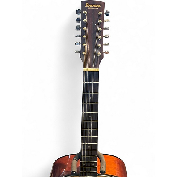 Used Ibanez PF10-12 Natural 12 String Acoustic Electric Guitar