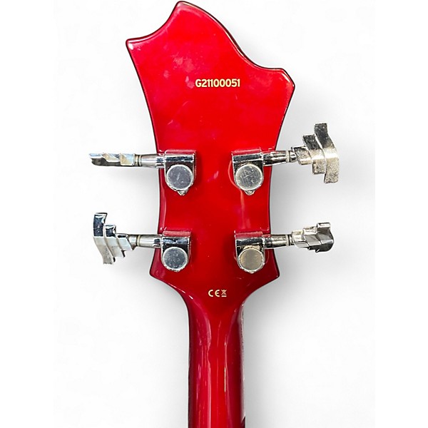 Used Hagstrom Viking Bass Wine Red Electric Bass Guitar