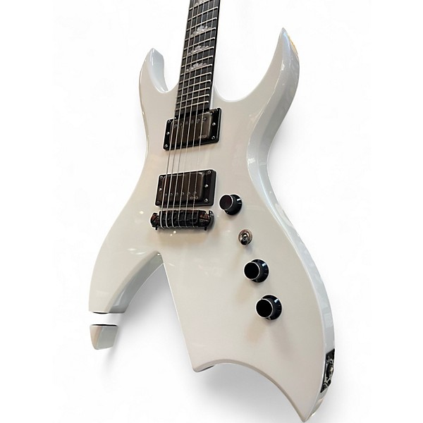 Used B.C. Rich Rich B Legacy Tone Pros Pearl White Solid Body Electric Guitar