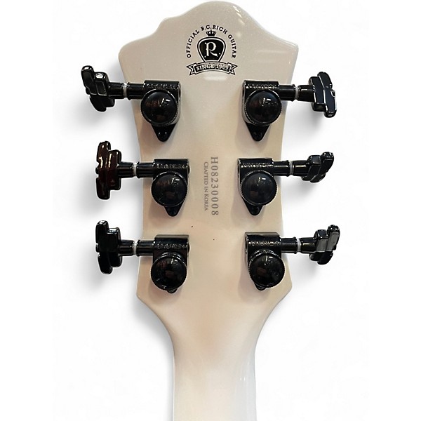 Used B.C. Rich Rich B Legacy Tone Pros Pearl White Solid Body Electric Guitar
