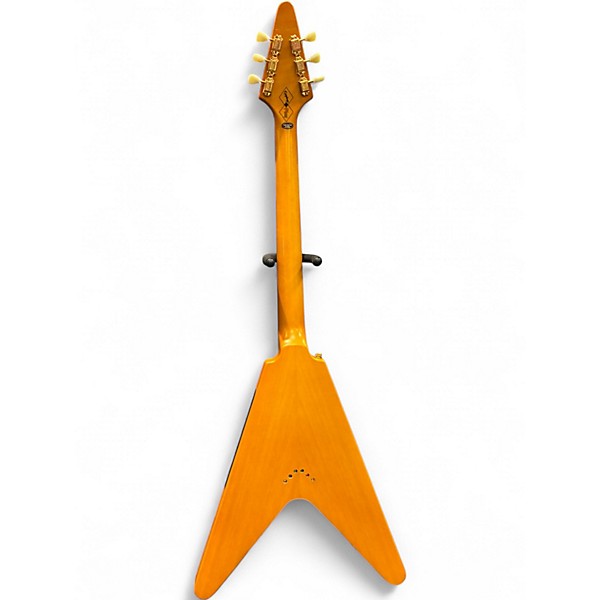 Used Epiphone 1958 Korina Flying V Natural Solid Body Electric Guitar