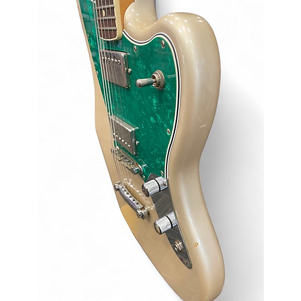 Used Fender Blacktop Jaguar HH Blizzard Pearl Solid Body Electric Guitar