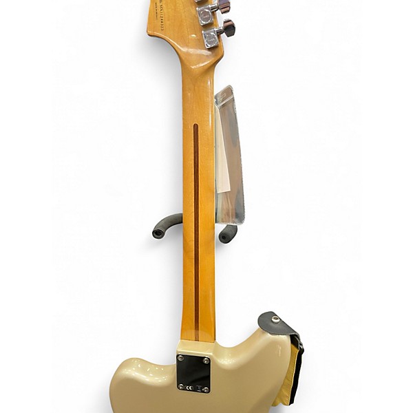 Used Fender Blacktop Jaguar HH Blizzard Pearl Solid Body Electric Guitar