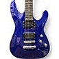 Used Schecter Guitar Research Omen 6 Blue Solid Body Electric Guitar