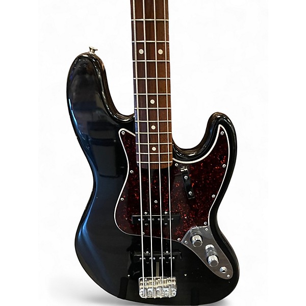 Used 2001 Fender American Vintage 1962 Jazz Bass Black Electric Bass Guitar