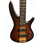 Used Ibanez SR755 5 String Natural Electric Bass Guitar