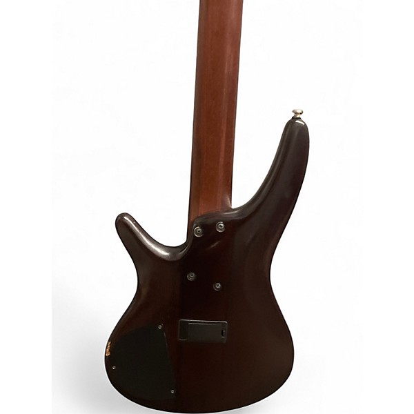Used Ibanez SR755 5 String Natural Electric Bass Guitar