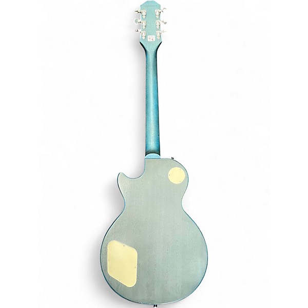 Used Epiphone Les Paul Traditional Pro IV WORN PACIFIC BLUE Solid Body Electric Guitar