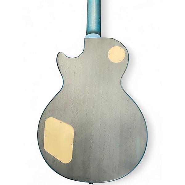 Used Epiphone Les Paul Traditional Pro IV WORN PACIFIC BLUE Solid Body Electric Guitar