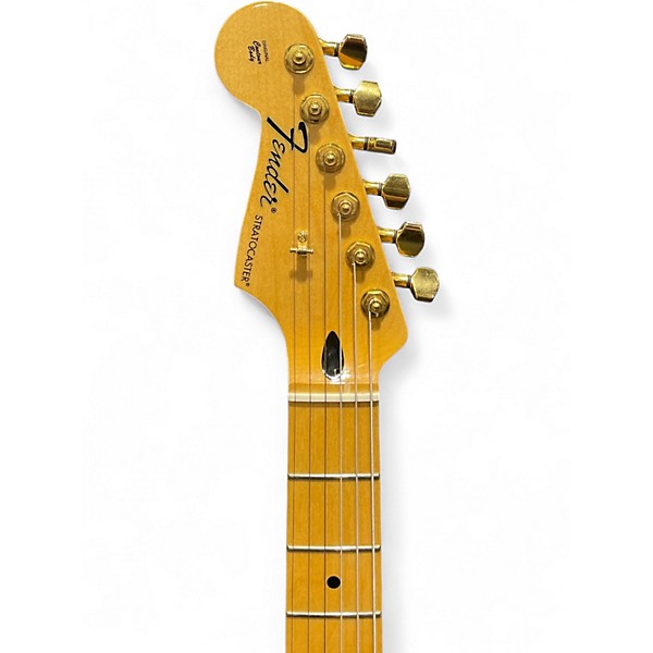 Used 2017 Fender American Standard Stratocaster Left Handed 2 Color Sunburst Electric Guitar