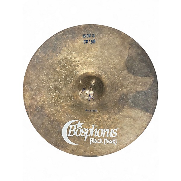 Used Bosphorus Cymbals 18in Black Pearl Cymbal