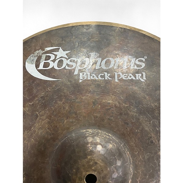 Used Bosphorus Cymbals 14in Black Pearl Hi Hat Pair Cymbal