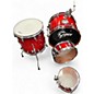 Used Gretsch Drums 4 Piece Catalina Club Series Crimson Burst Drum Kit