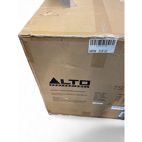 Used Alto TS18S Powered Subwoofer