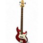 Used Greg Bennett Design by Samick FAIRLANE Red Electric Bass Guitar thumbnail