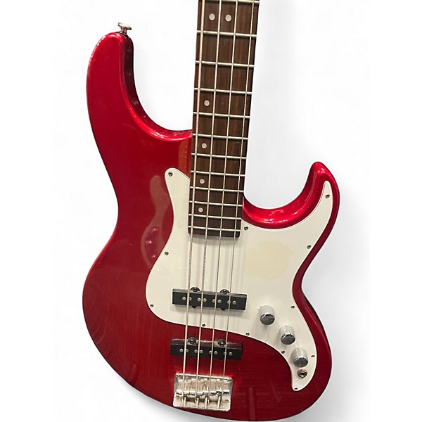 Used Greg Bennett Design by Samick FAIRLANE Red Electric Bass Guitar