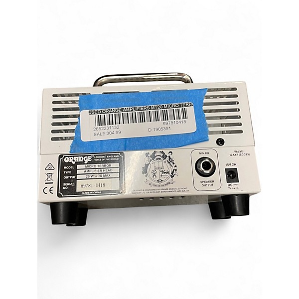 Used Orange Amplifiers MT20 Micro Terror 20W Tube Guitar Amp Head