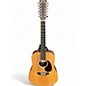 Used Martin D12X1 Natural 12 String Acoustic Guitar thumbnail