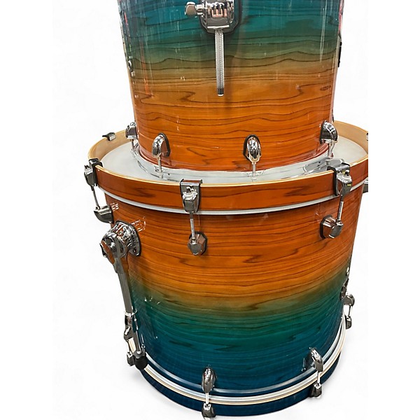 Used Mapex 5 Piece Armory Ocean Burst Drum Kit