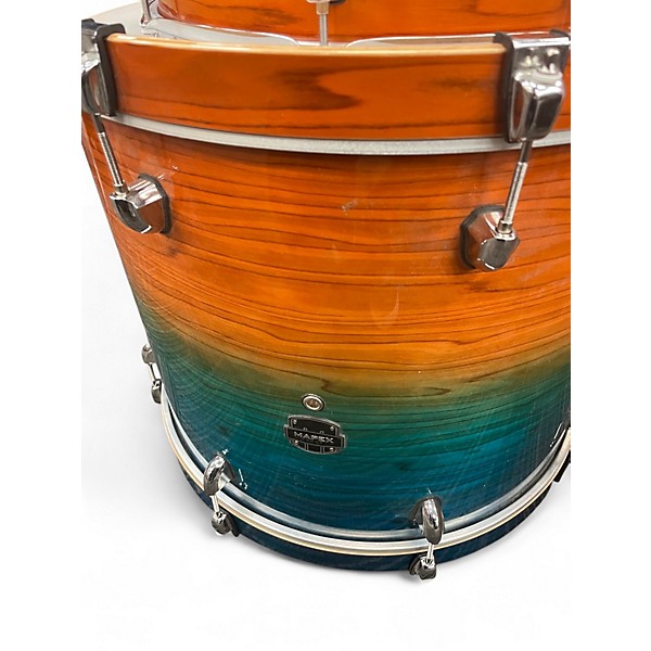 Used Mapex 5 Piece Armory Ocean Burst Drum Kit