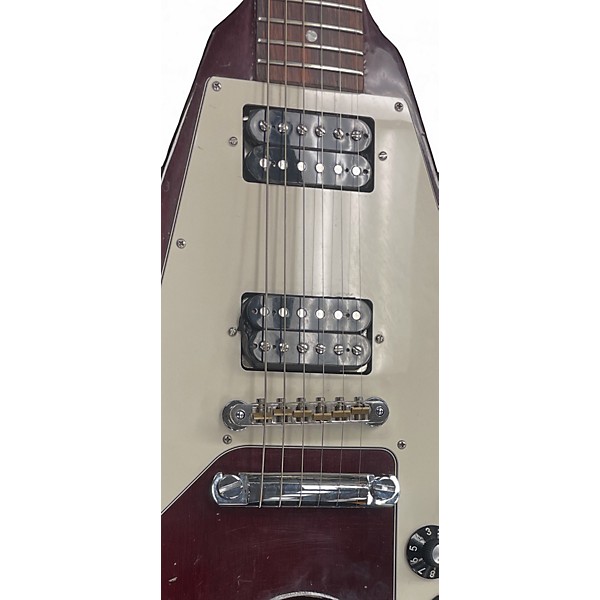 Used Gibson Flying V Cherry Solid Body Electric Guitar