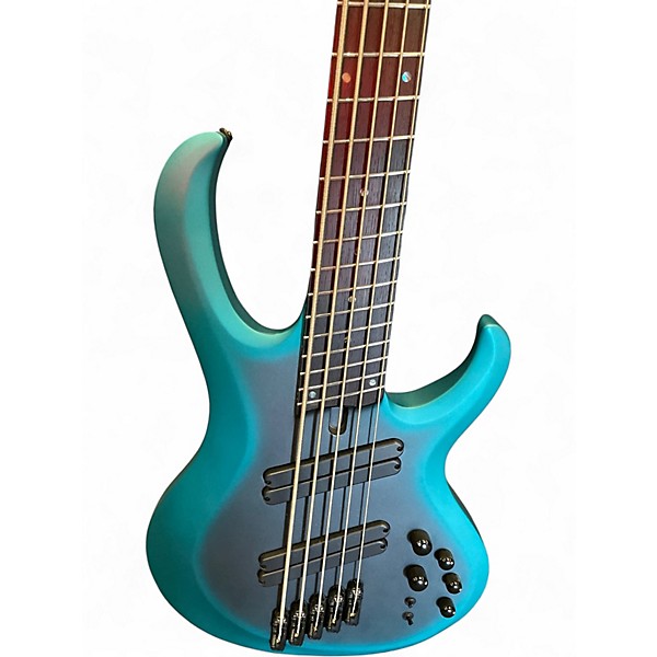 Used Ibanez BTB605MS CERULIAN SUNBURST Electric Bass Guitar