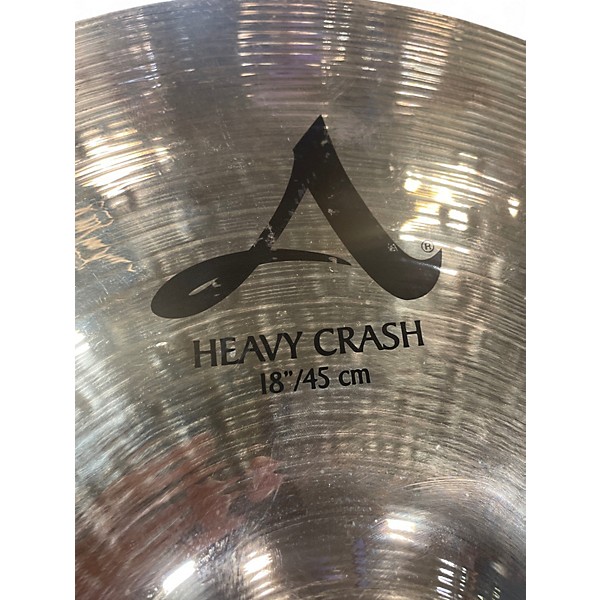 Used Zildjian 18in A Custom Heavy Crash Cymbal