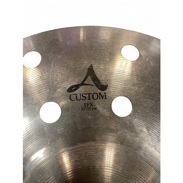 Used Zildjian 10in A Custom Splash Cymbal