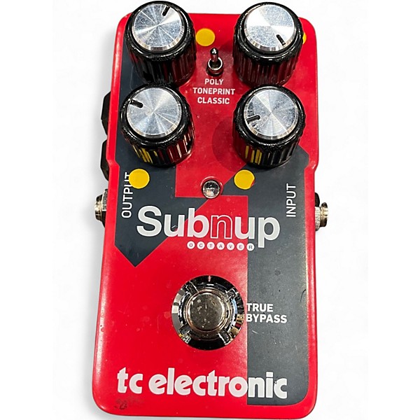 Used TC Electronic Sub N Up Octaver Effect Pedal