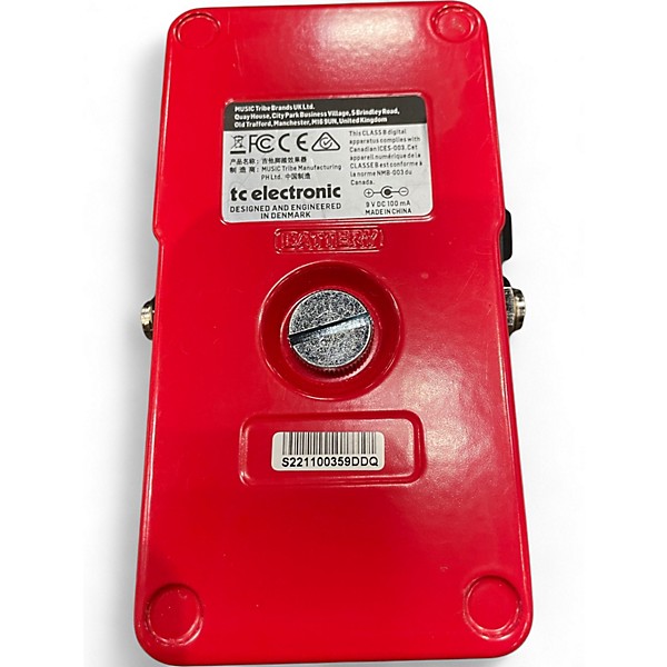 Used TC Electronic Sub N Up Octaver Effect Pedal