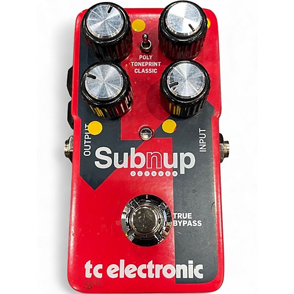 Used TC Electronic Sub N Up Octaver Effect Pedal