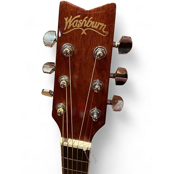 Used Washburn D10SCE Natural Acoustic Electric Guitar
