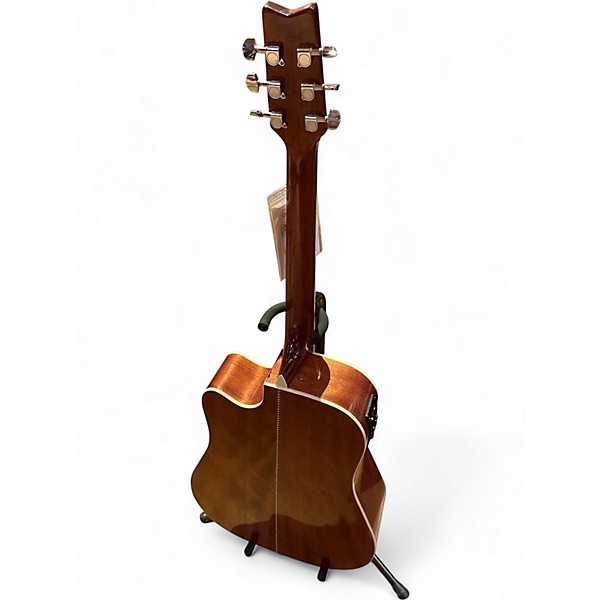 Used Washburn D10SCE Natural Acoustic Electric Guitar