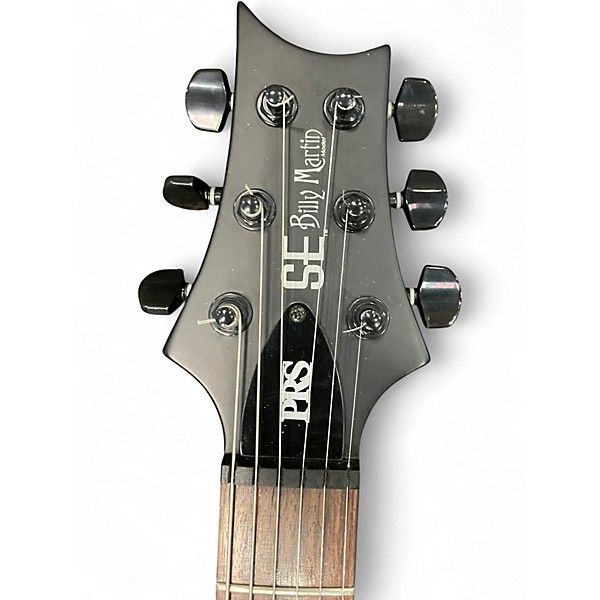Used PRS Billy Martin SE Flat Black Solid Body Electric Guitar
