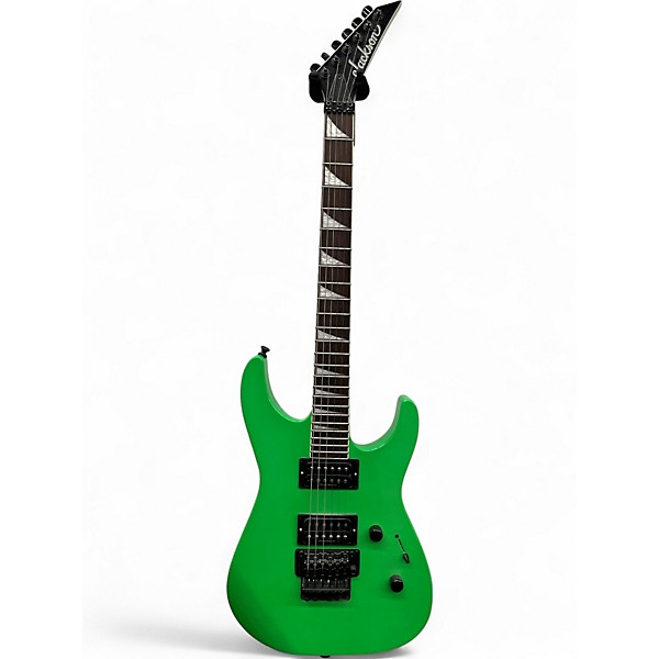 Used Jackson SLX X Series Soloist Slime Green Solid Body Electric Guitar