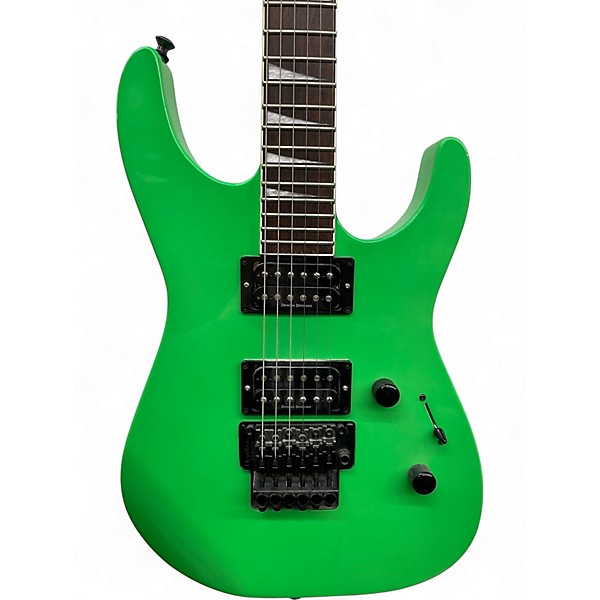 Used Jackson SLX X Series Soloist Slime Green Solid Body Electric Guitar