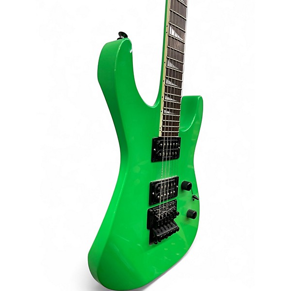 Used Jackson SLX X Series Soloist Slime Green Solid Body Electric Guitar