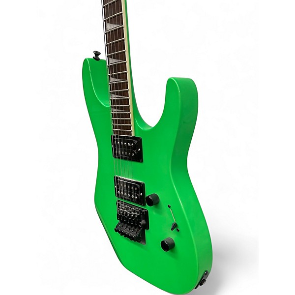 Used Jackson SLX X Series Soloist Slime Green Solid Body Electric Guitar