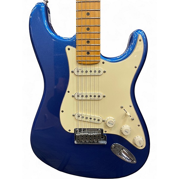 Used Fender American Ultra Stratocaster Electron Blue Metallic Solid Body Electric Guitar