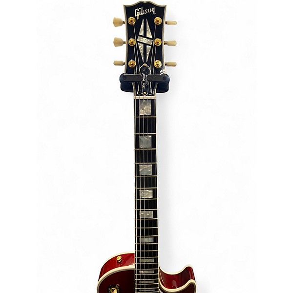 Used 2021 Gibson Les Paul Custom Wine Red Solid Body Electric Guitar