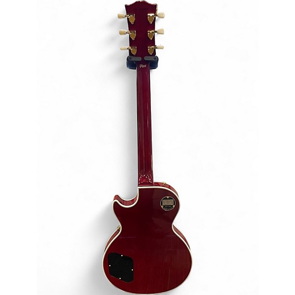 Used 2021 Gibson Les Paul Custom Wine Red Solid Body Electric Guitar
