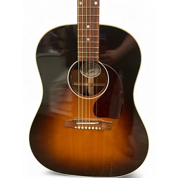 Used Gibson J45 Standard Vintage Sunburst Acoustic Electric Guitar